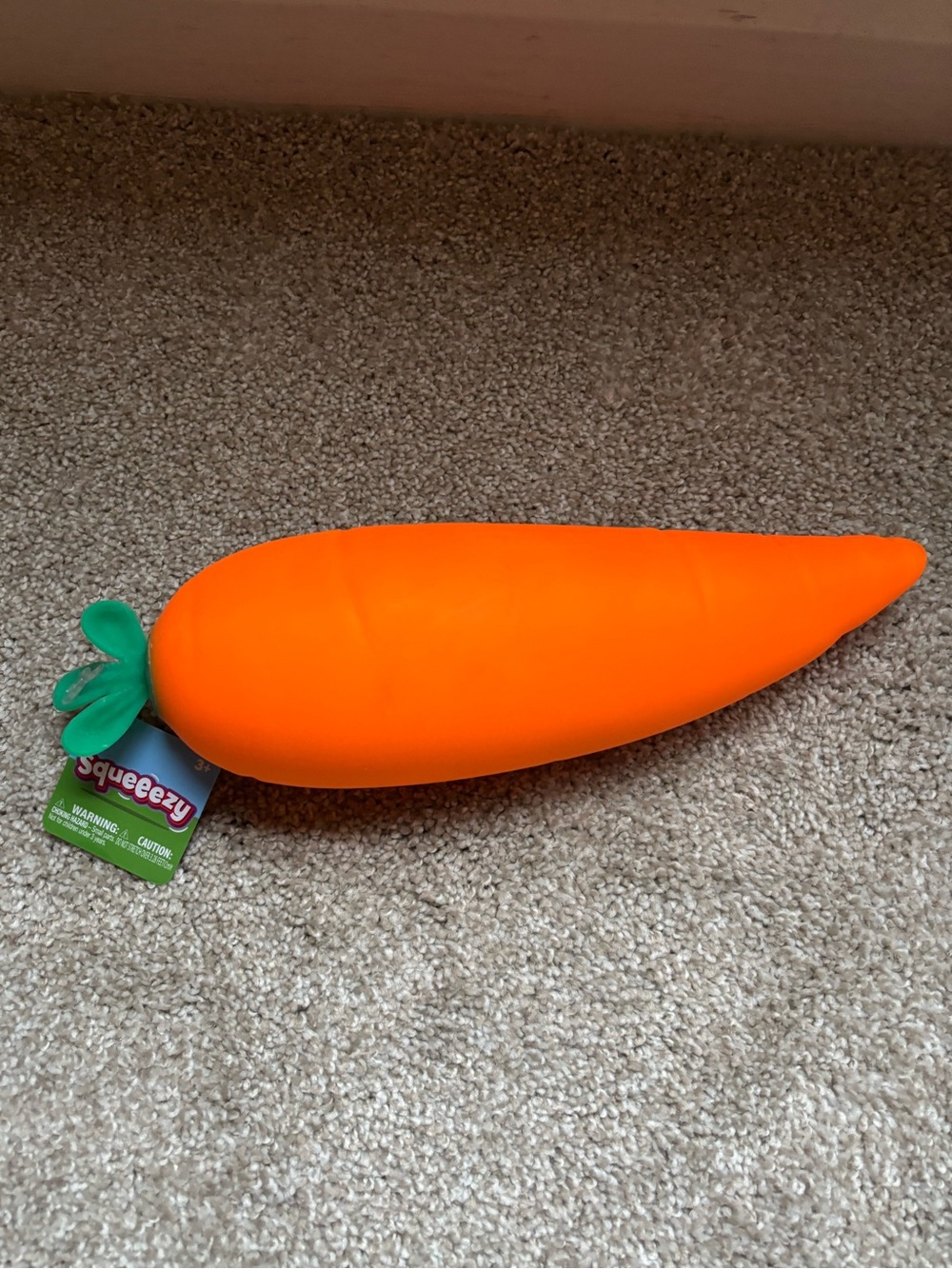 Sunny Days Slow Rising Carrot SquishyToy